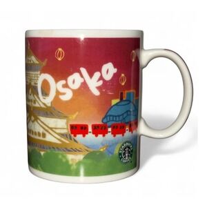 Starbucks Osaka Japan Ceramic‎ Mug 2013 Cityscape Train Landmark Collectible